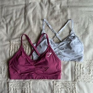 GYMSHARK Ruched Training Sports Bra Bundle